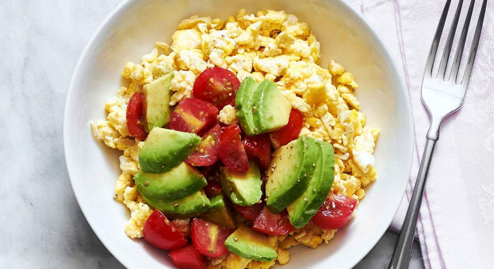 Avocado Breakfast Scramble Recipe Eatwell101
