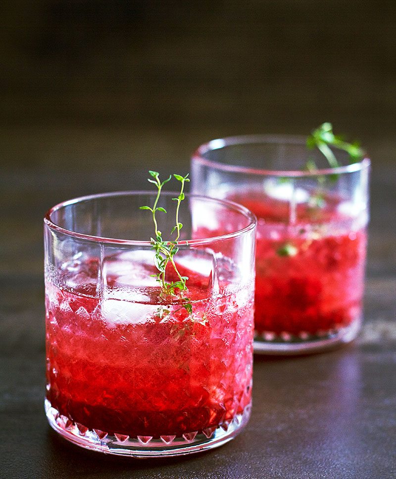 Raspberry Gin Fizz