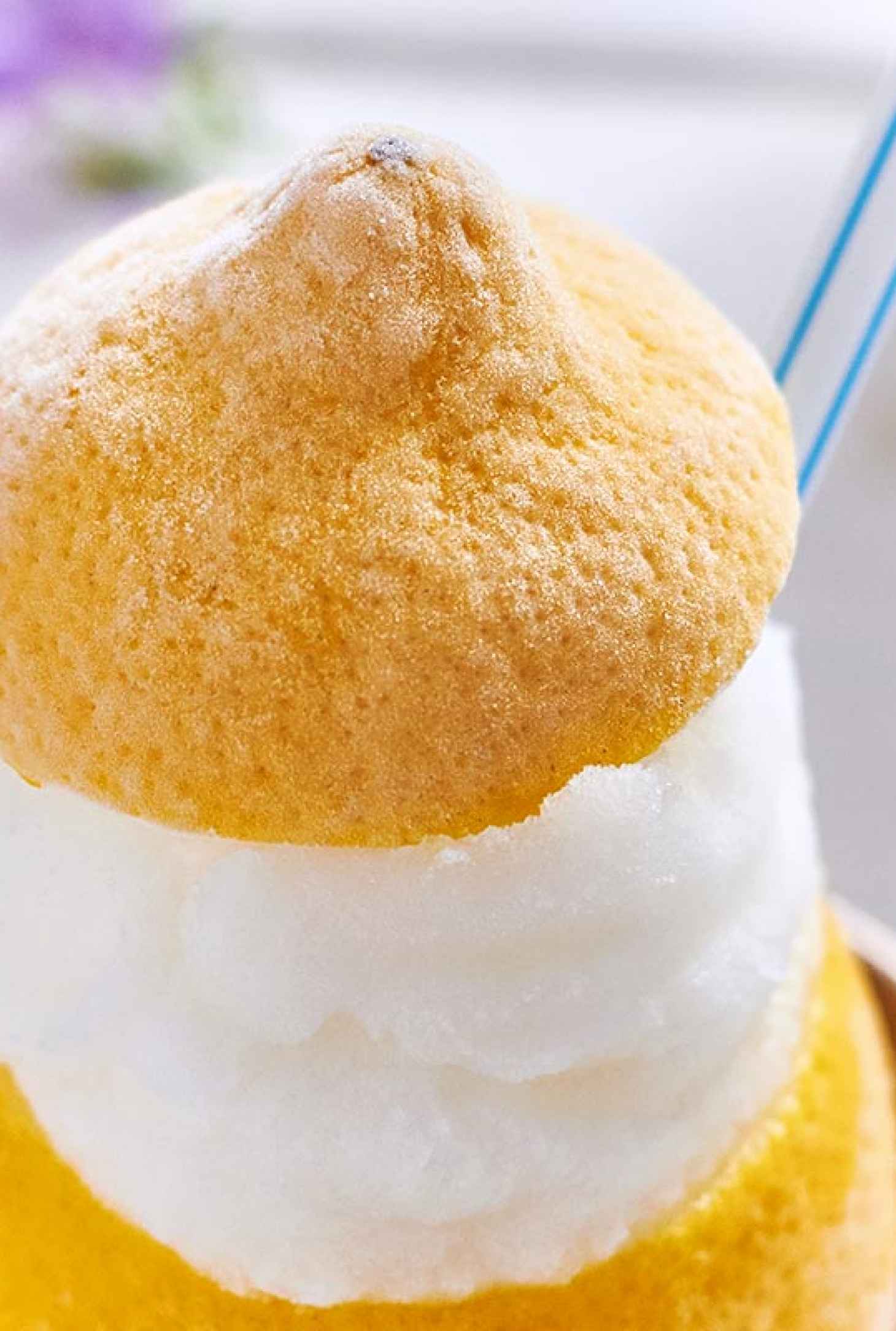Boozy Lemon Sorbet Cups - #recipe by #eatwell101 - https://www.eatwell101.com/lemon-sorbet-cups-recipe