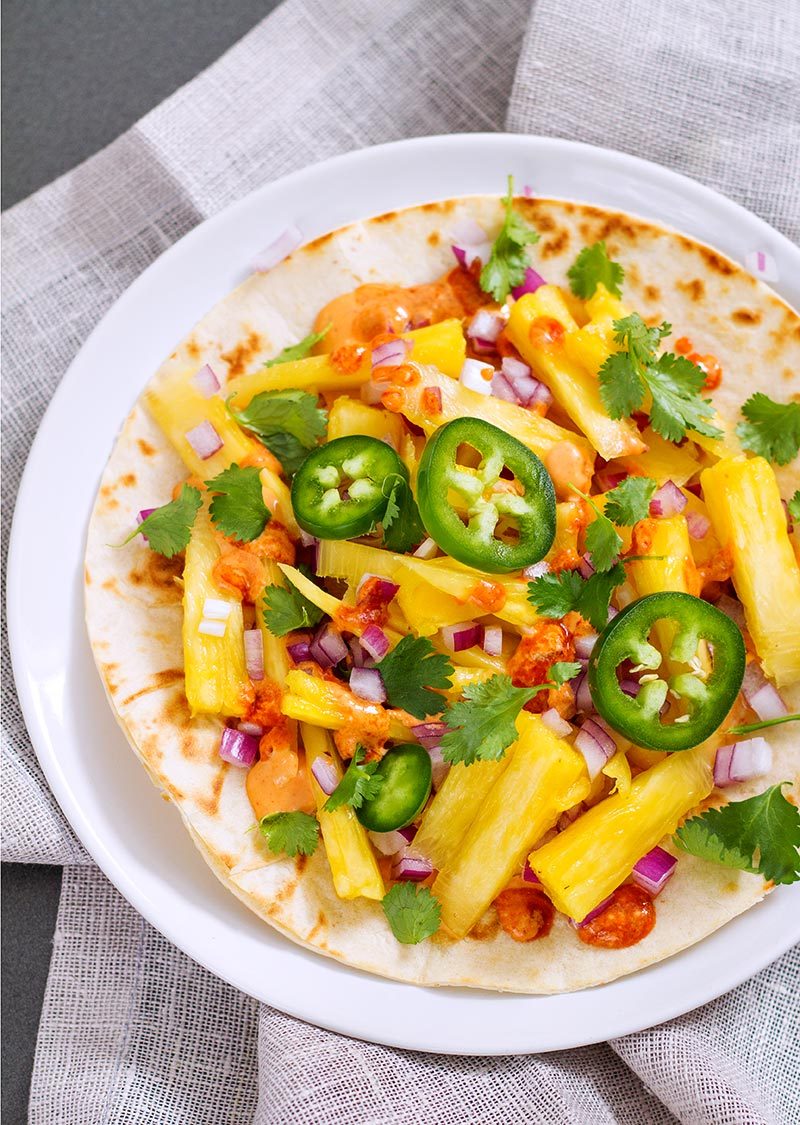 Spicy Pineapple Tacos