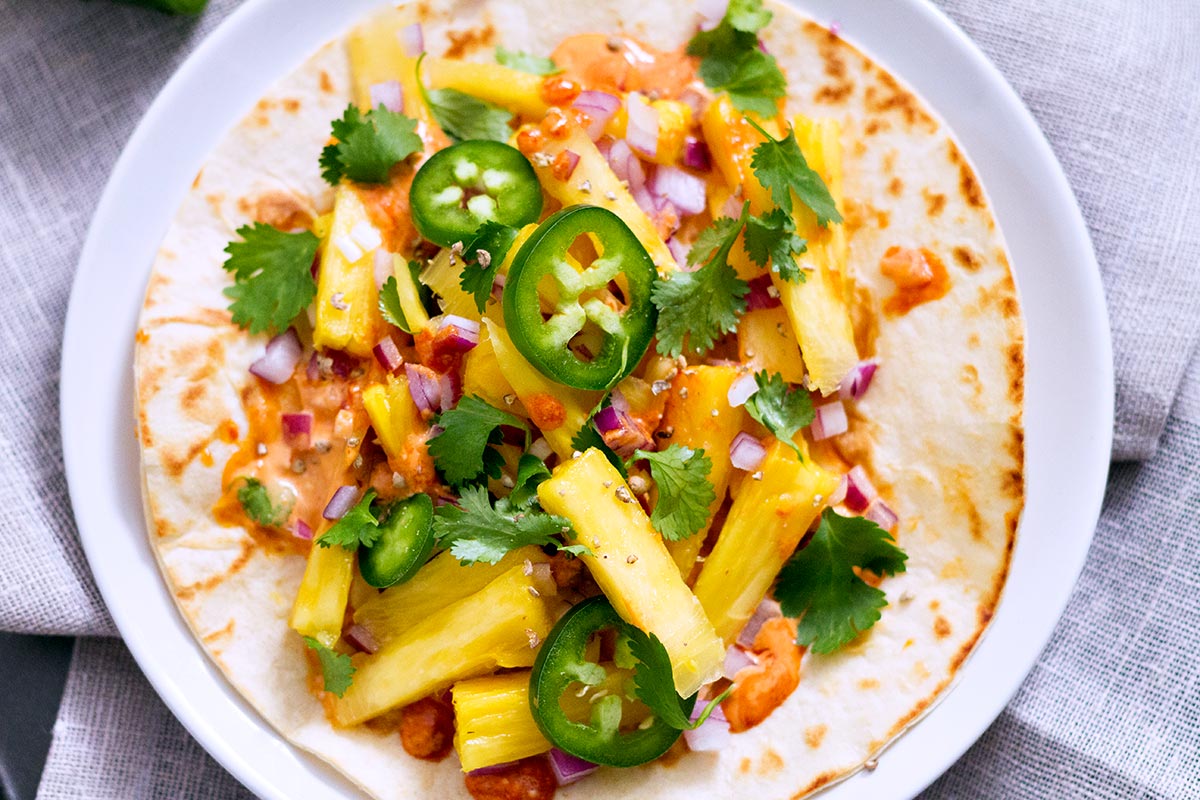Spicy Pineapple Tacos