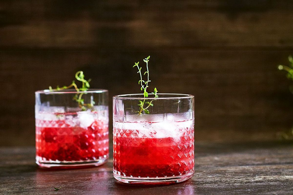 Raspberry Gin Fizz
