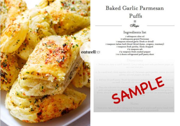 Baked Garlic Parmesan Puffs — Eatwell101