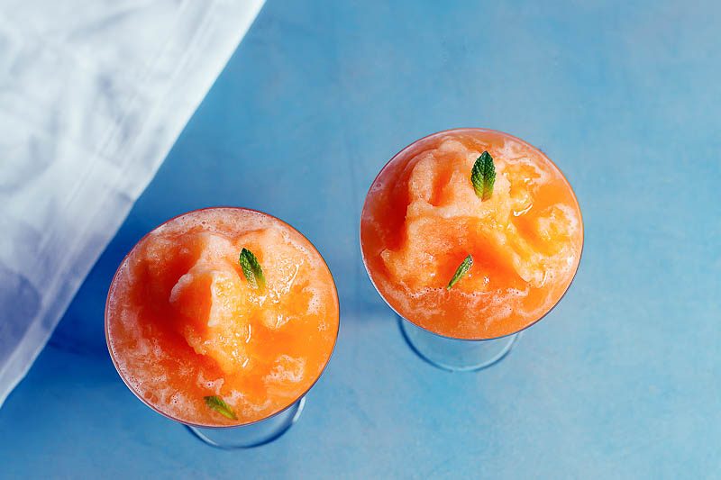 Frozen Cantaloupe Margarita