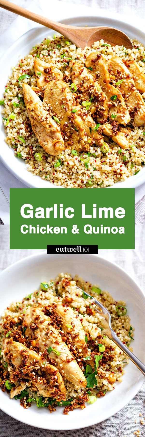 Garlic Chicken Recipe – A WHOLE and SATISFYING meal, perfect for those busy weeknights!