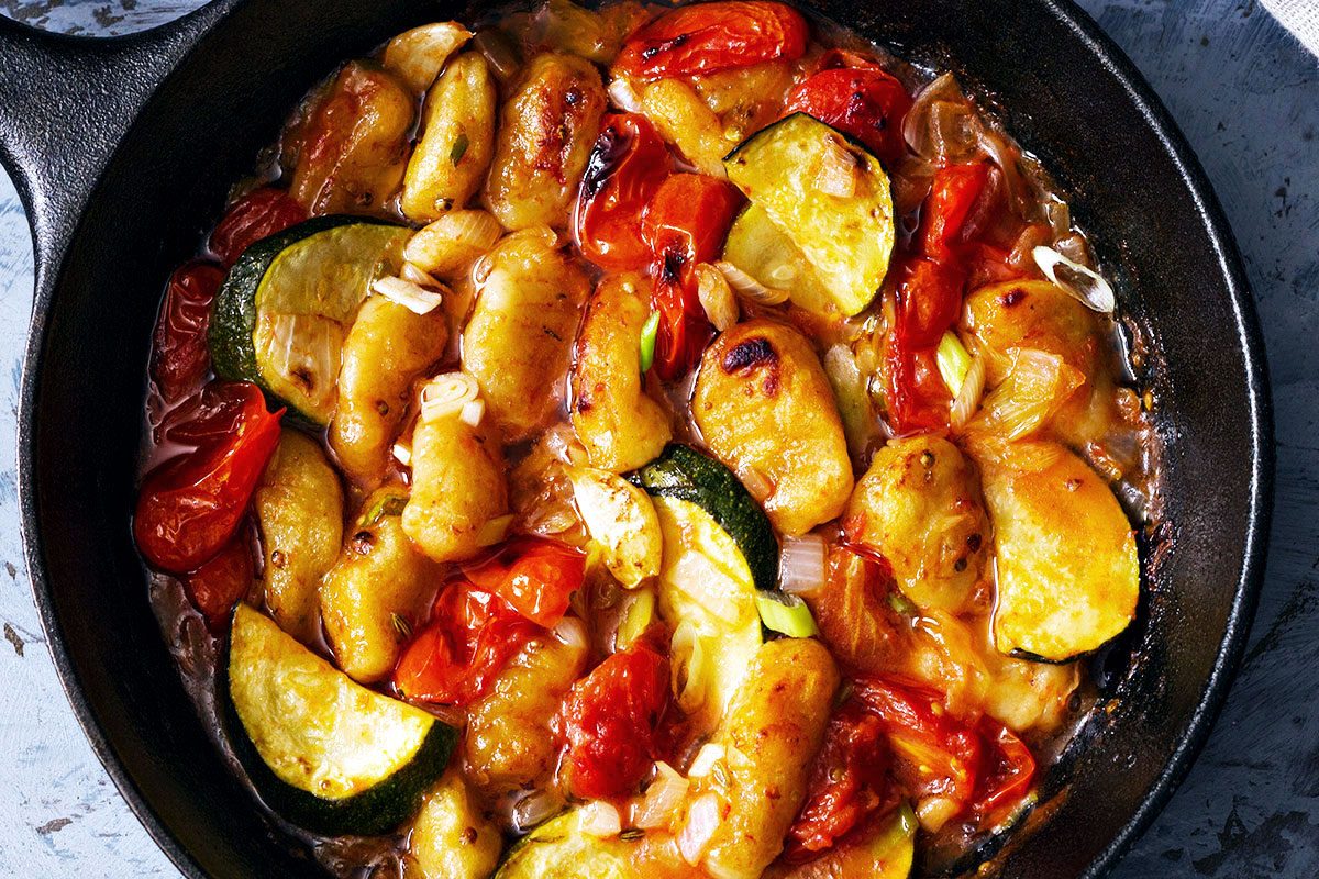 One-Skillet Mediterranean Gnocchi