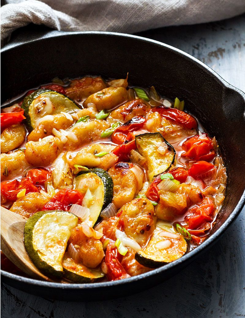 One-Skillet Mediterranean Gnocchi Recipe — Eatwell101