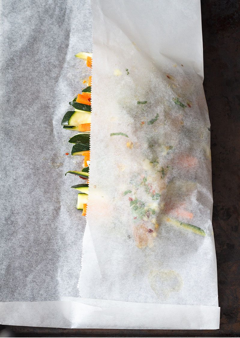 baked fish packets