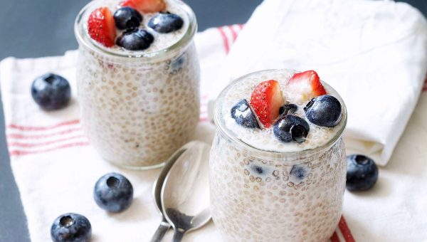 Berry Chia Pudding - #recipe by #eatwell101 - https://www.eatwell101.com/chia-seed-pudding-recipe