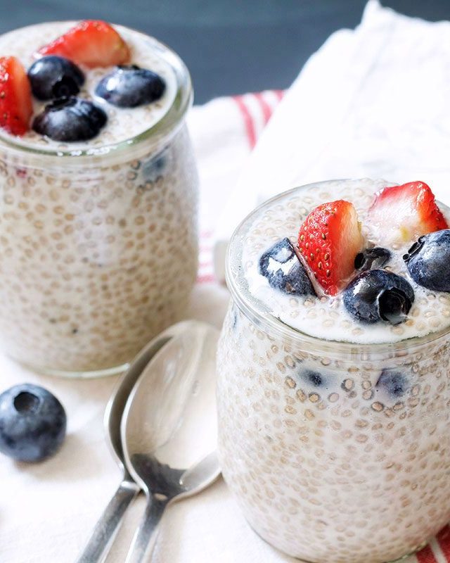 Berry Chia Pudding - #recipe by #eatwell101 - https://www.eatwell101.com/chia-seed-pudding-recipe