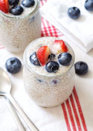 Berry Chia Seed Pudding