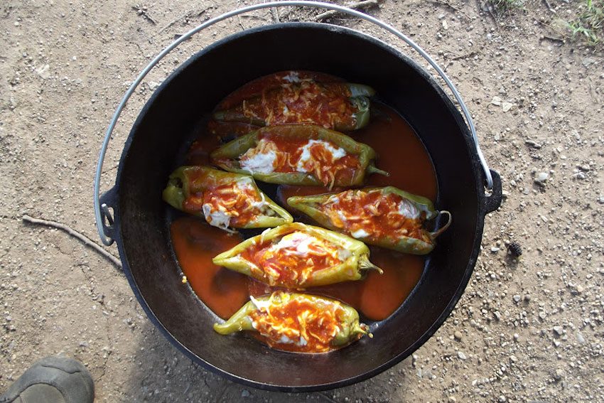 Crab Stuffed Anaheim Peppers