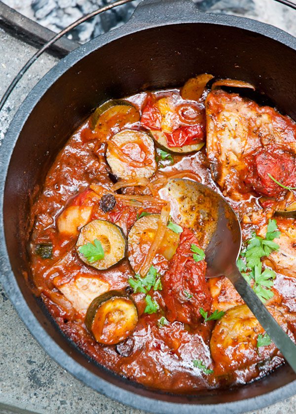 Dutch Oven Provencal Chicken Stew