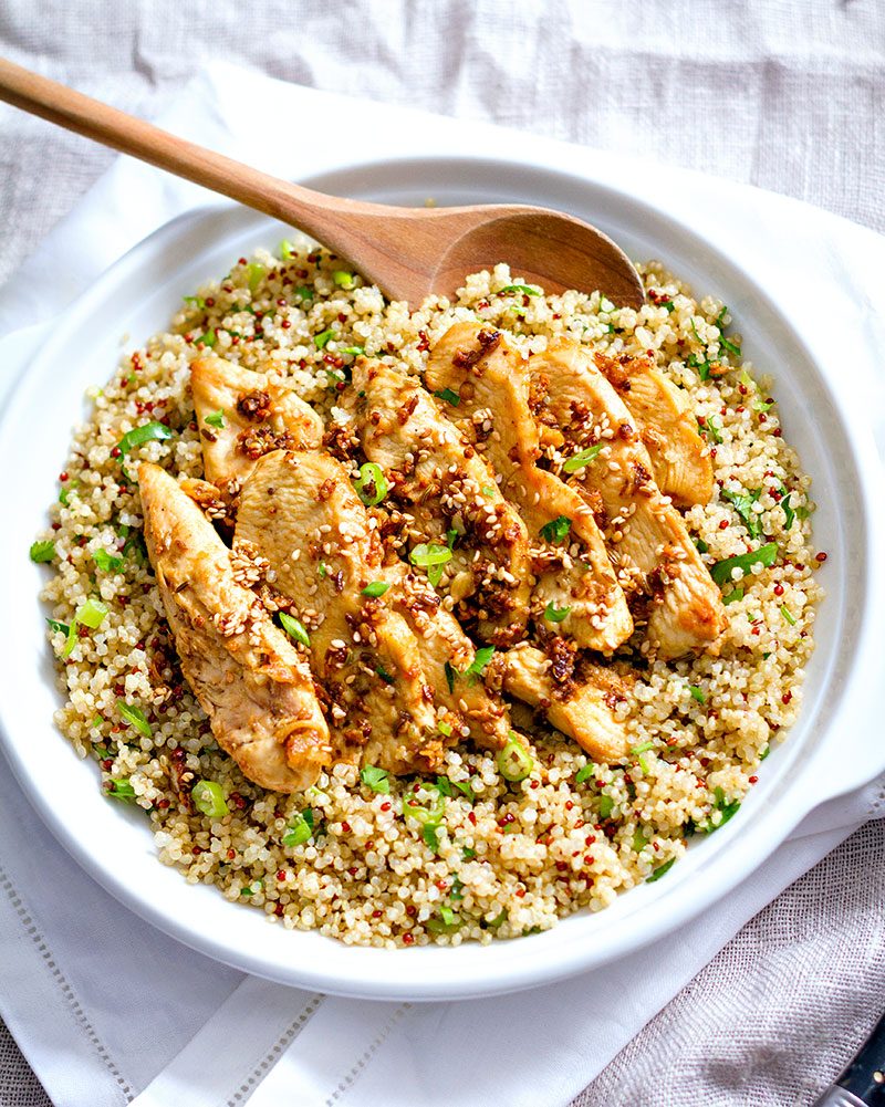 Garlic Chicken Recipe – A WHOLE and SATISFYING meal, perfect for those busy weeknights!