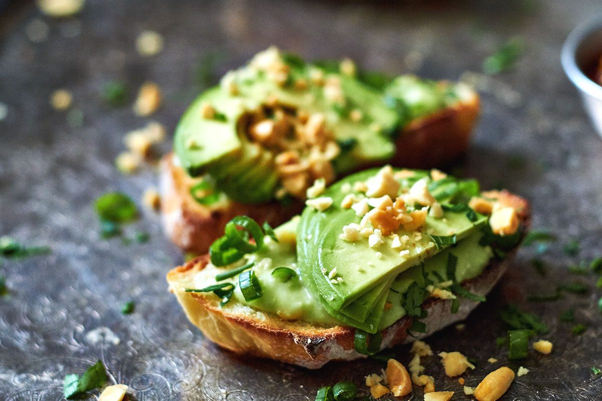 Avocado Toasts Recipe with Creamy Peanut-Avocado Sauce — Eatwell101