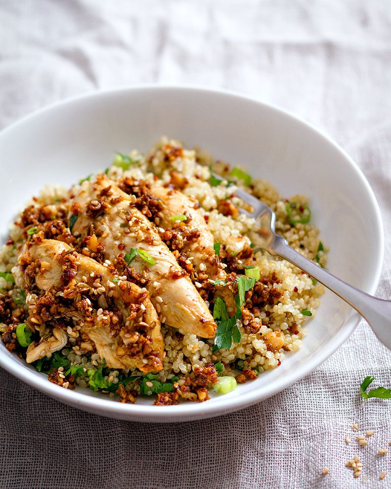 Garlic Lime Chicken Tenders and Quinoa Recipe — Eatwell101