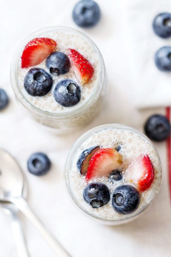 Berry Chia Pudding - #recipe by #eatwell101 - https://www.eatwell101.com/chia-seed-pudding-recipe