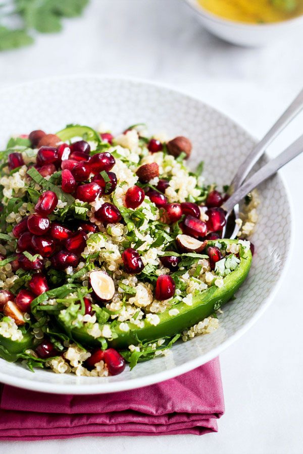 Crunch Quinoa Salad with Lime Dressing