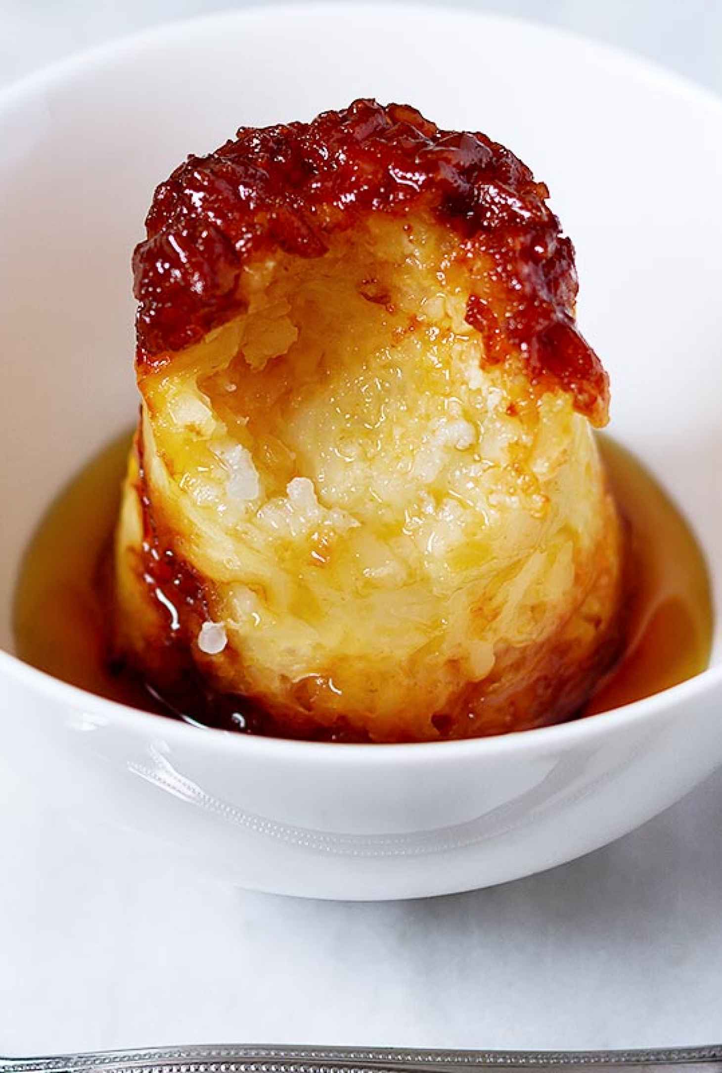 Caramelized Coconut Rice Pudding - #recipe by #eatwell101 - https://www.eatwell101.com/caramelized-coconut-milk-rice-pudding-recipe