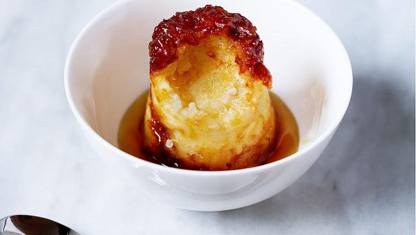 Caramelized Coconut Rice Pudding - #recipe by #eatwell101 - https://www.eatwell101.com/caramelized-coconut-milk-rice-pudding-recipe
