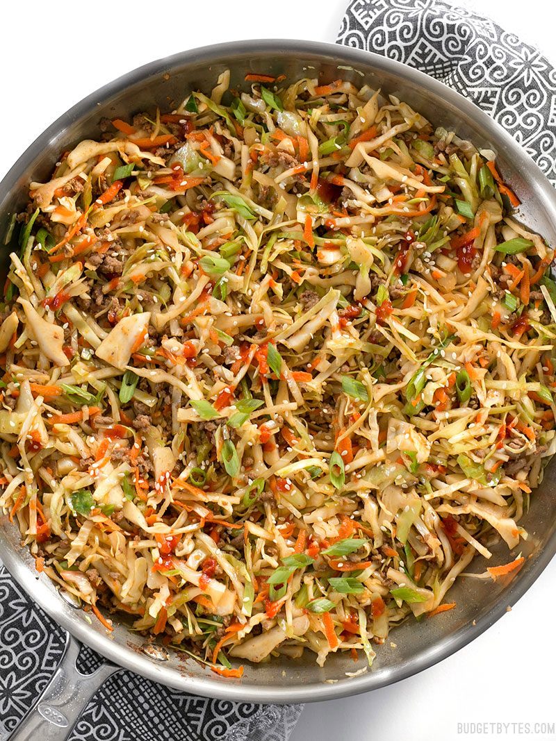 Beef And Cabbage Stir Fry