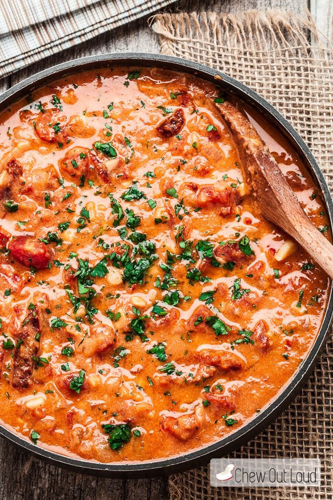 Penne With Sun-Dried Tomato Vodka Sauce