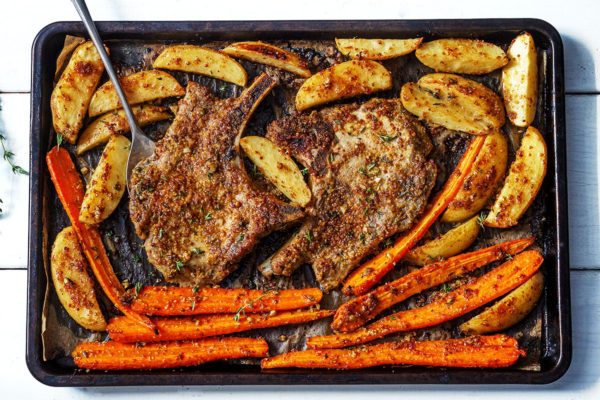 Maple Dijon Baked Pork Chops