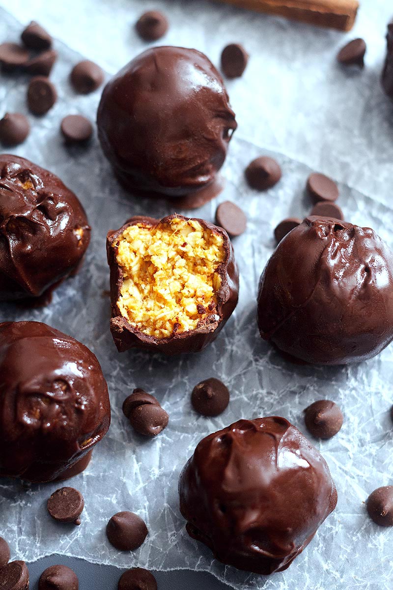 chocolate-pumpkin-bites