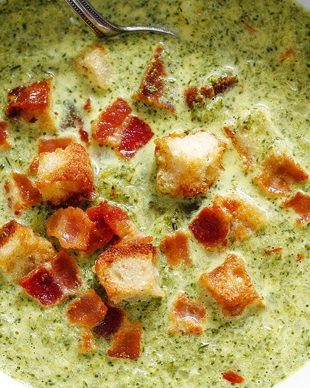 Broccoli Cheese Soup - #recipe by #eatwell101 - https://www.eatwell101.com/cheesy-broccoli-soup-recipe