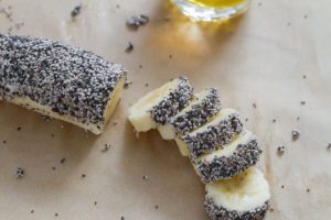 Banana Chia Seeds Sushis