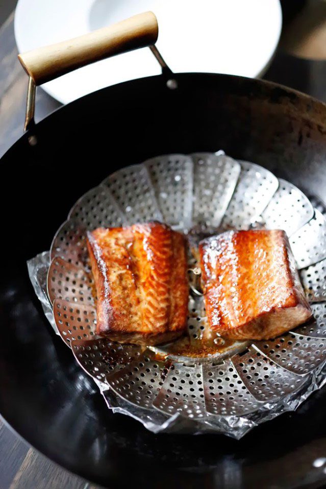 Tea-Smoked Five Spice Salmon