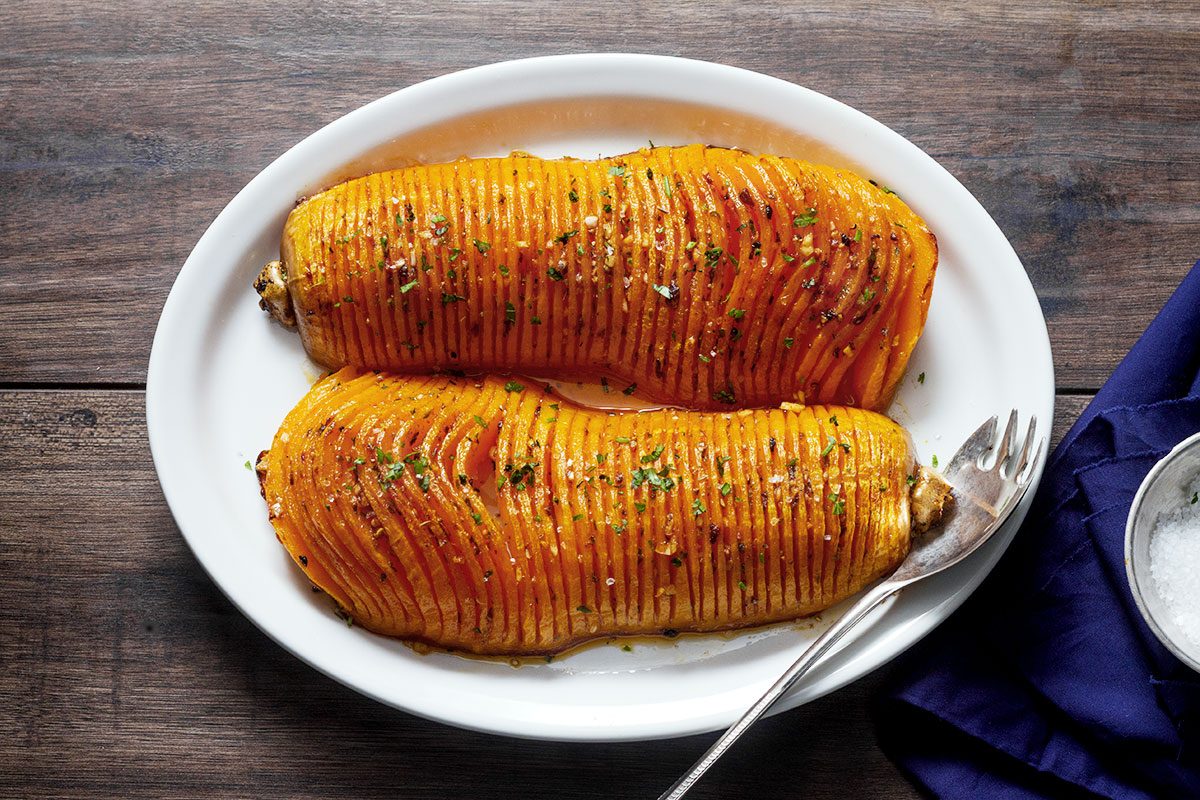 Roasted Butternut Squash with Garlic Butter — Eatwell101