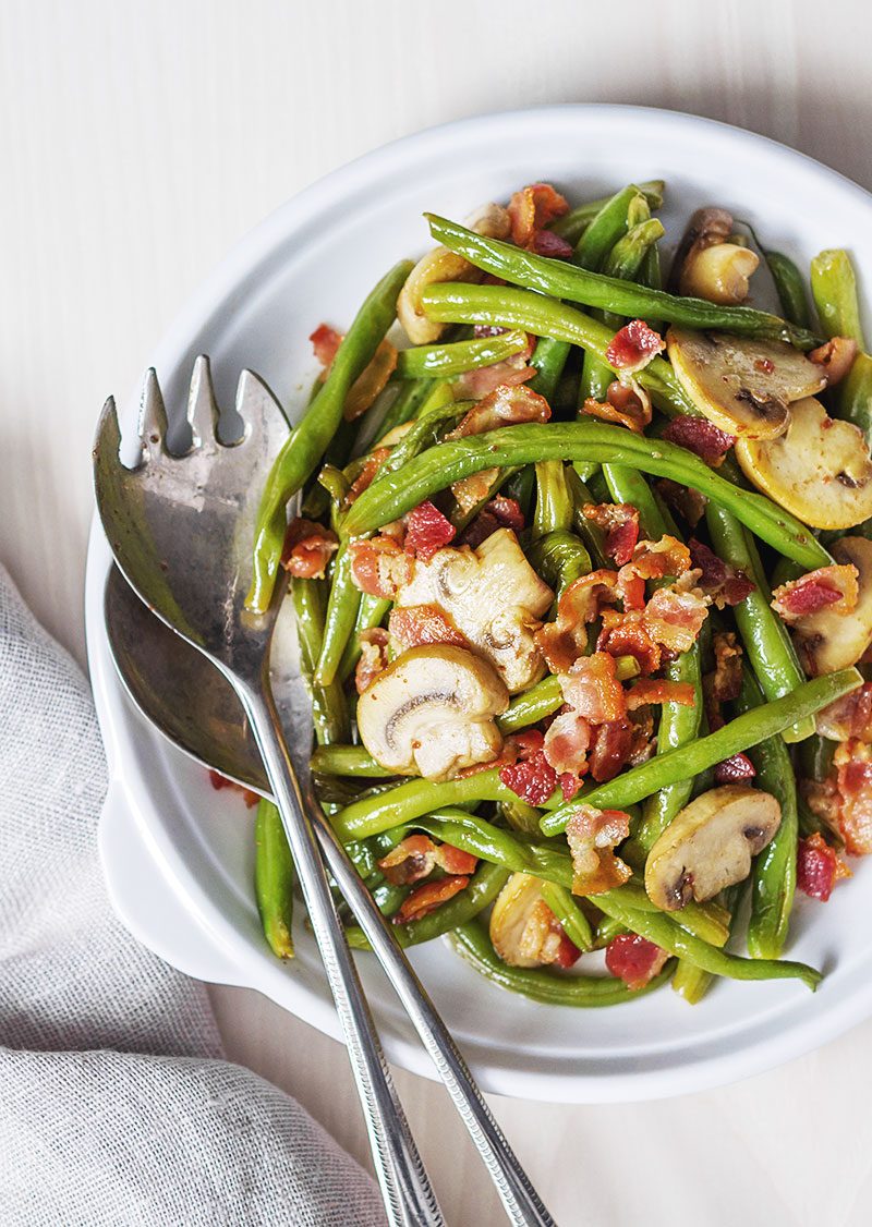 These country style green beans make an awesome addition to any holiday table or weekend feast.