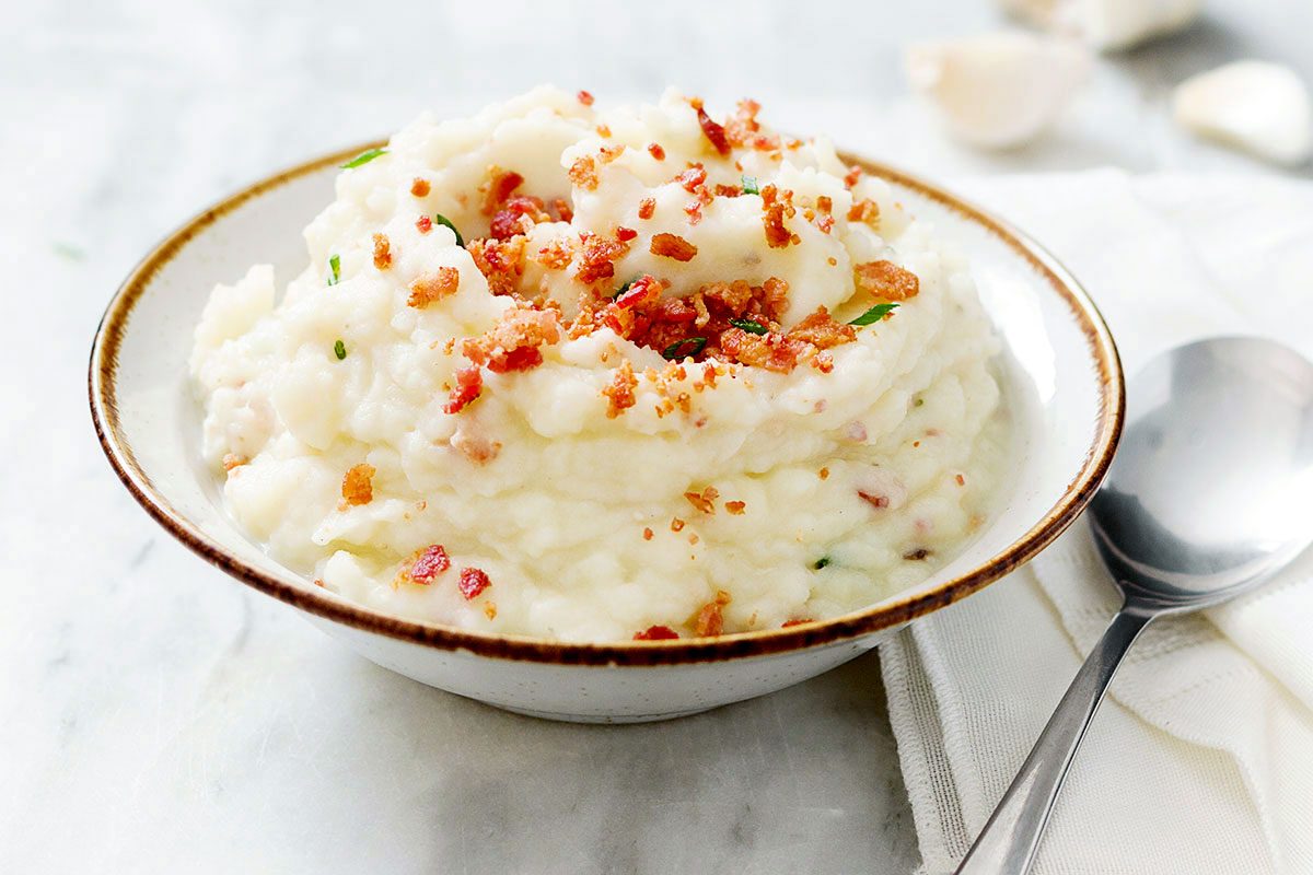 Garlic Parmesan Mashed Potatoes