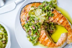 Grilled Salmon Steaks