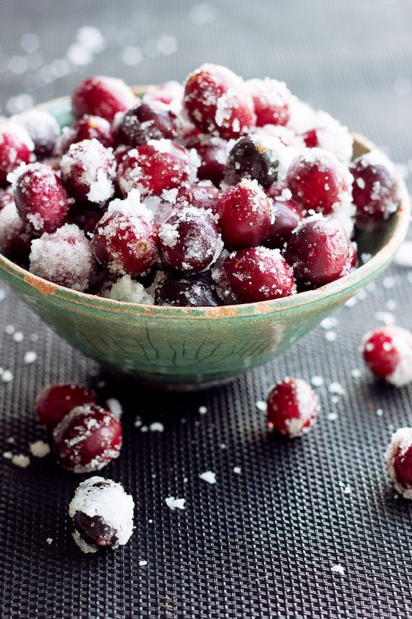 Sugar Coated Cranberries - #recipe by #eatwell101 - https://www.eatwell101.com/sugared-cranberries-recipe