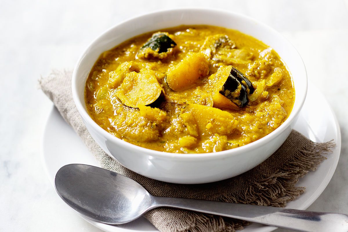 Vegan Acorn Squash Curry Soup