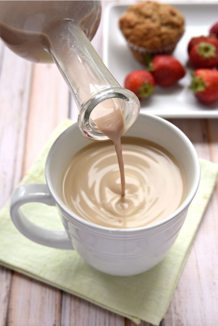 All-Natural Chocolate Almond Coffee Creamer