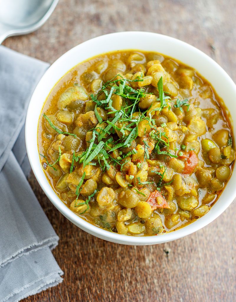 Best Vegan Split Pea Soup (Slow cooker option) - The Cheeky Chickpea