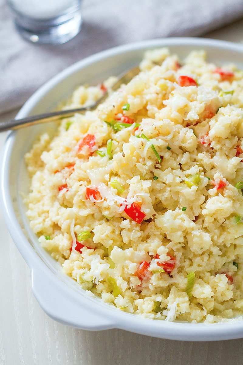 Parmesan Cauliflower Fried Rice Recipe – Cauliflower Rice Recipe