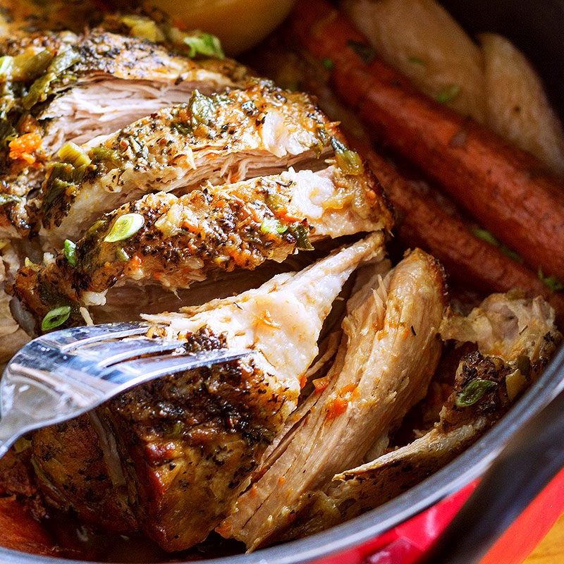 One-Pot Pork Roast Recipe with Garlic Carrot and Potatoes — Eatwell101