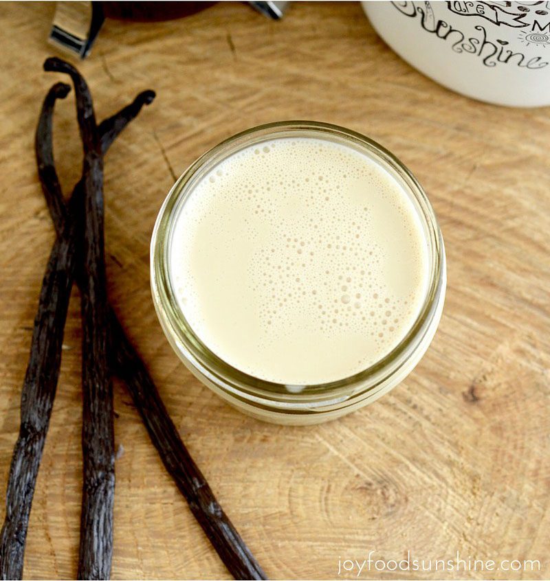 Paleo Vanilla Coconut Coffee Creamer