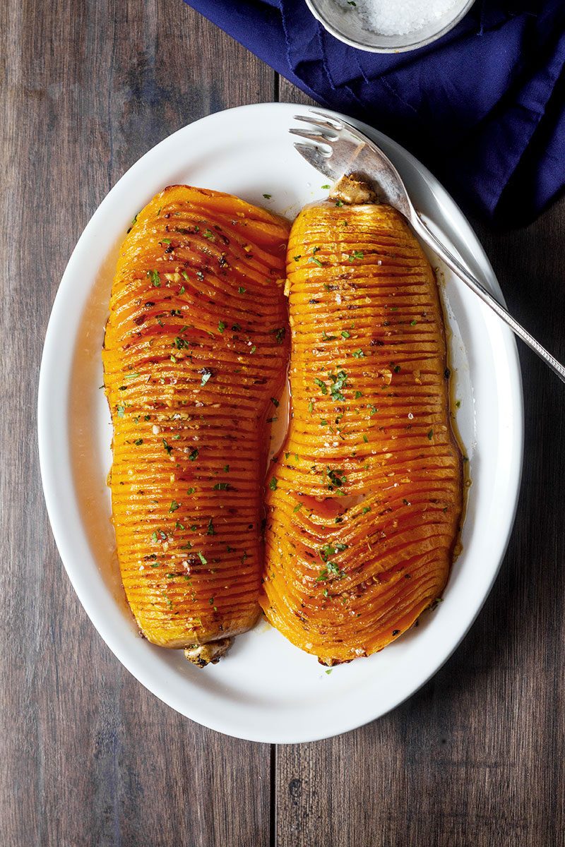 Roasted Butternut Squash with Garlic Butter — Eatwell101