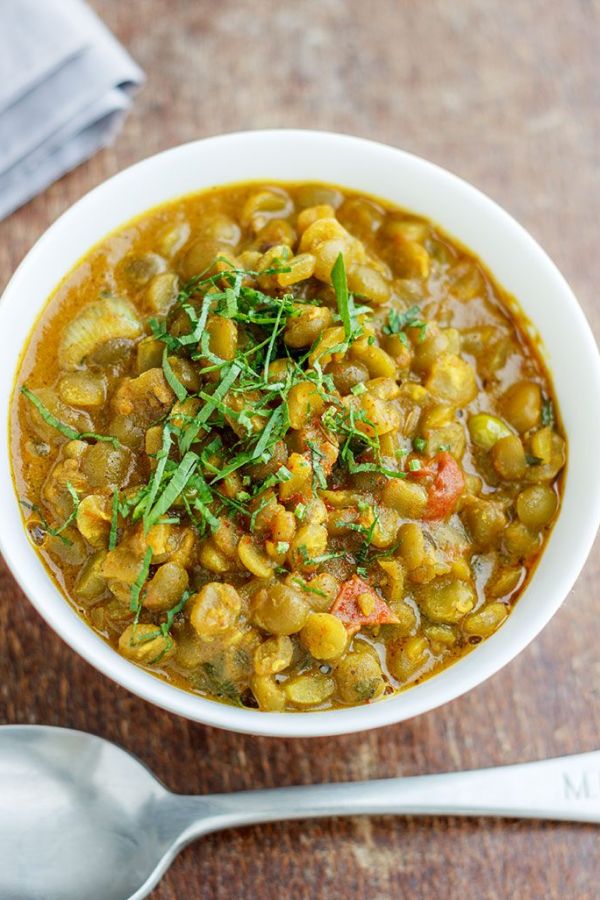 Crockpot Split Pea Soup - #recipe by #eatwell101 - https://www.eatwell101.com/crockpot-split-pea-soup-recipe
