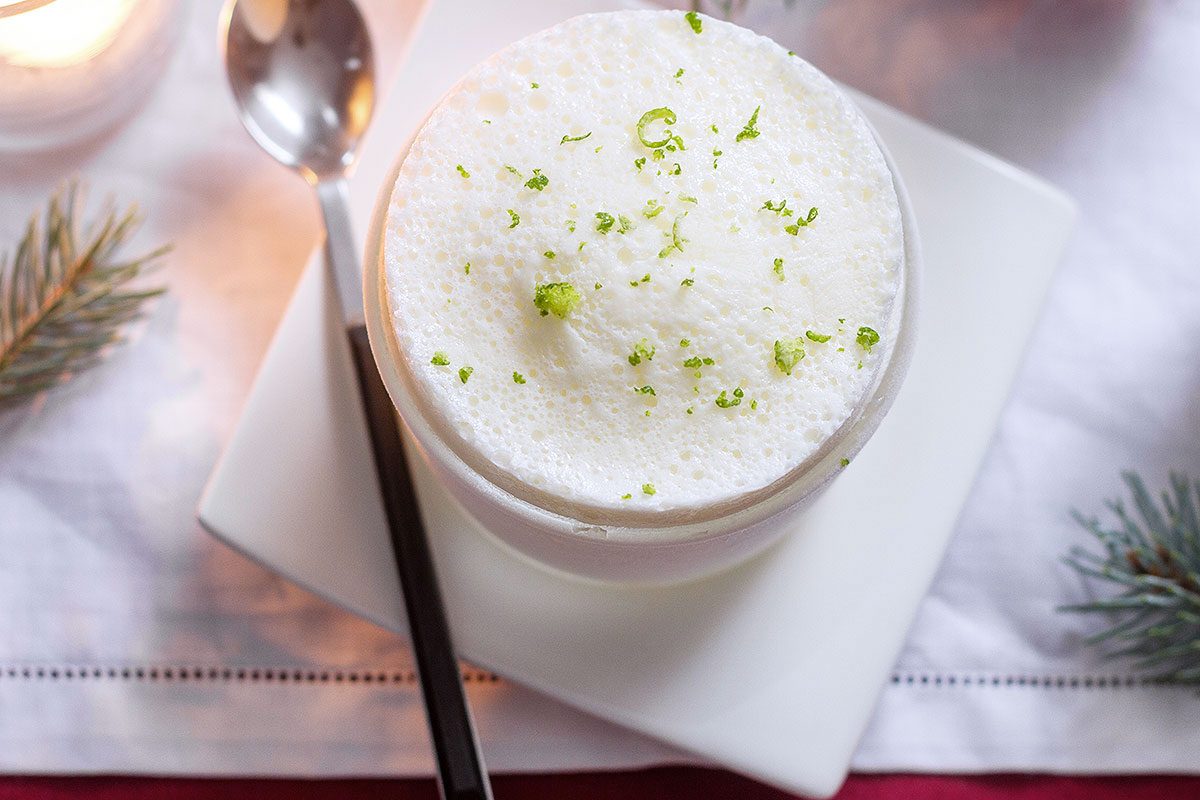 Frozen Lime Soufflés