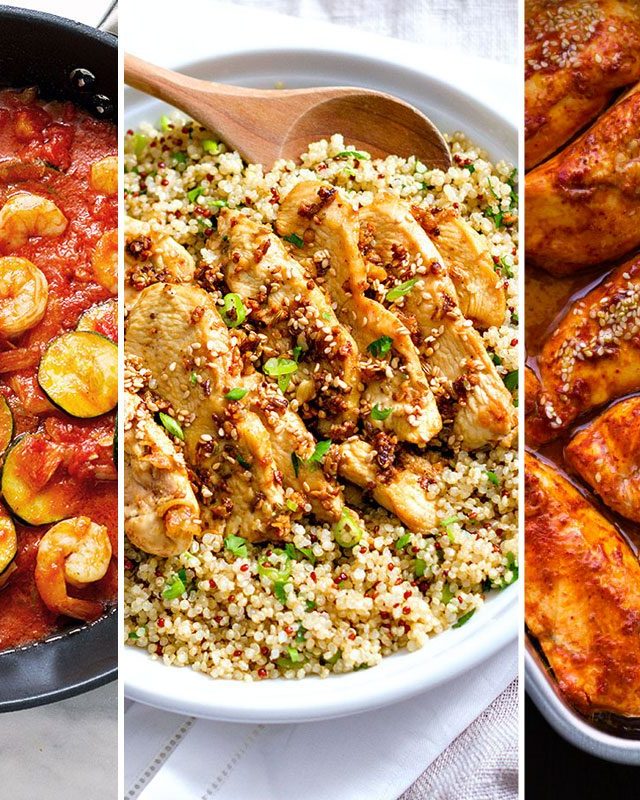 22 Fast and Healthy Dinners for Busy Nights - #recipe by #eatwell101 - https://www.eatwell101.com/healthy-dinner-recipes-for-busy-nights