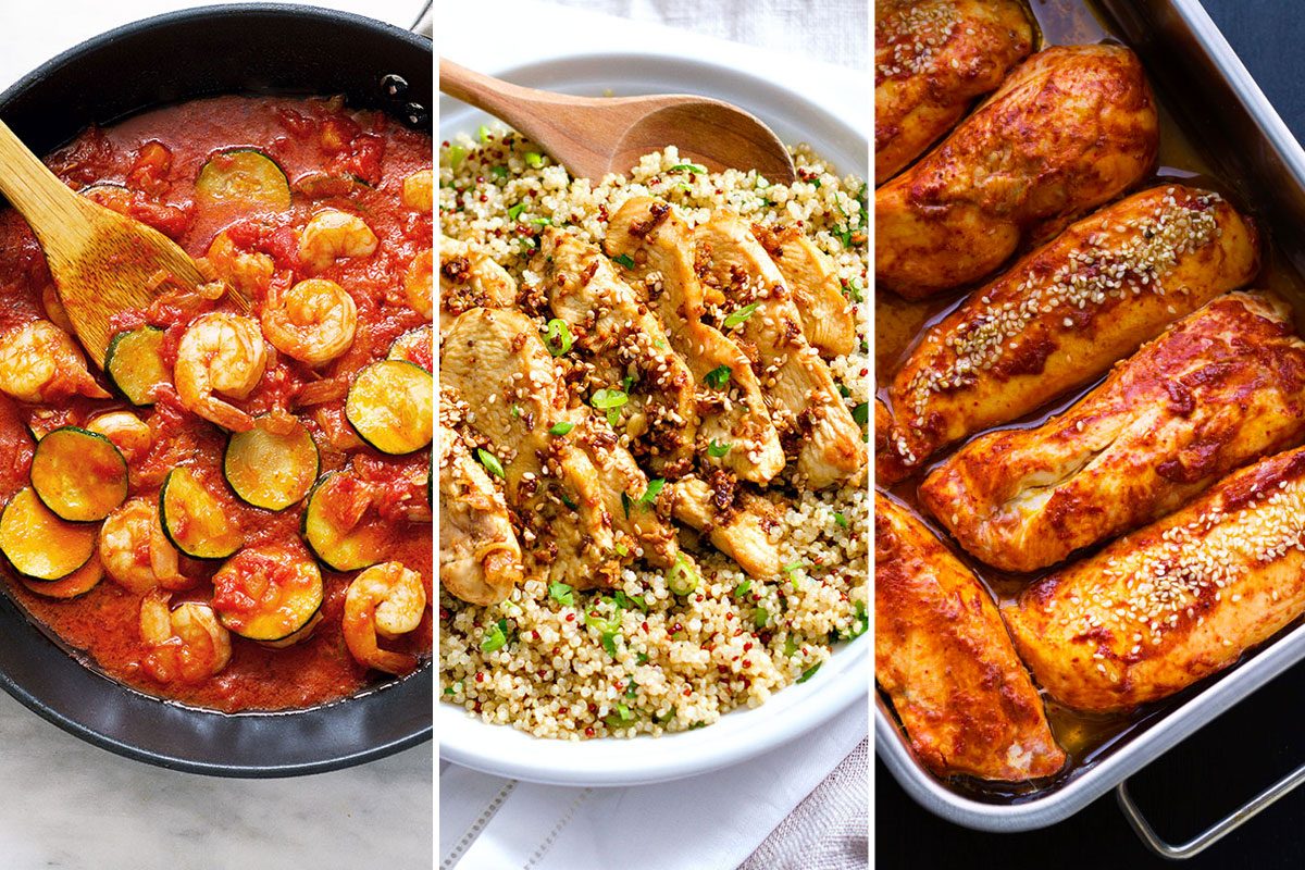 Healthy Dinner Recipes 22 Fast Meals For Busy Nights Eatwell101