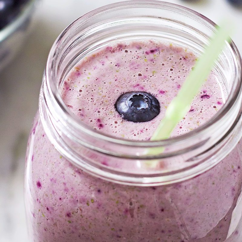 Blueberry Spinach Smoothie Recipe — Eatwell101