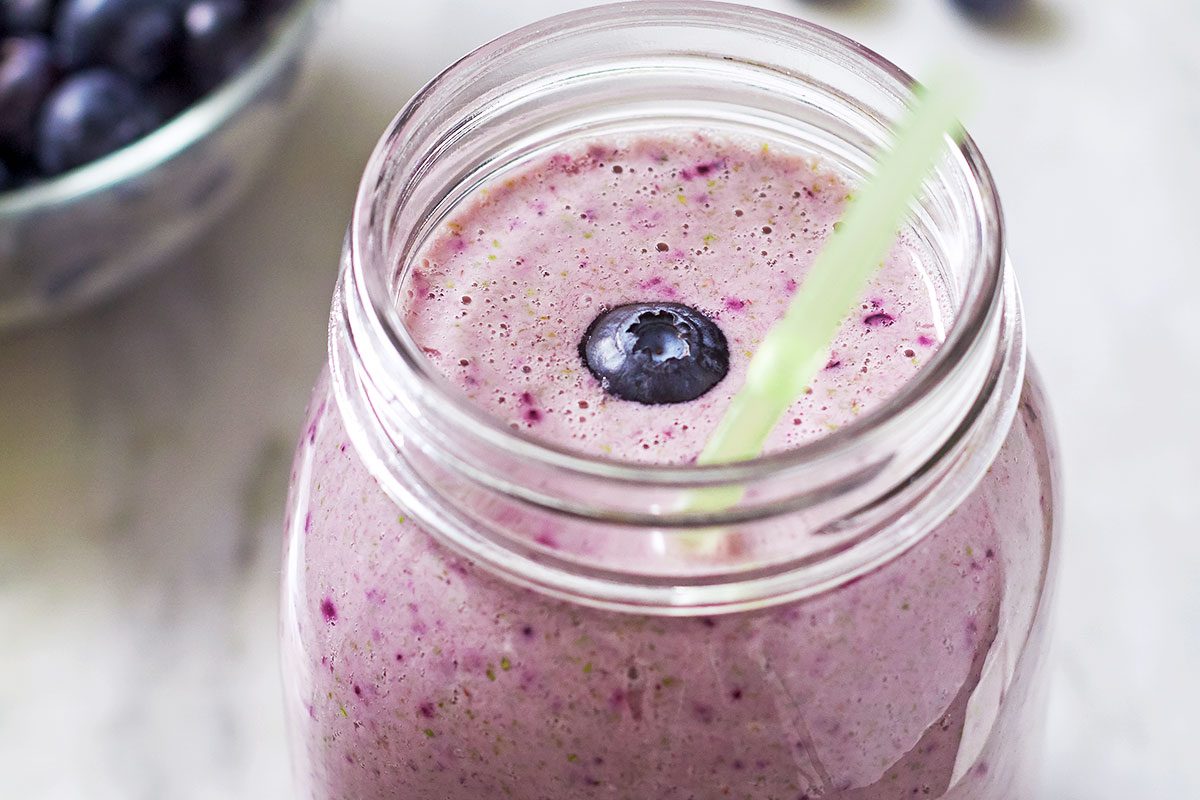 Blueberry-Spinach Smoothie