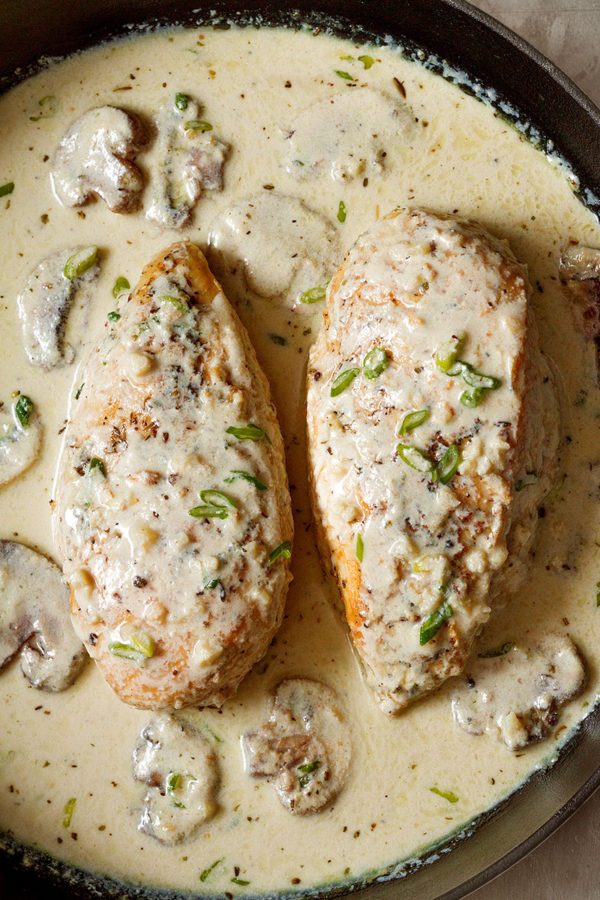 Creamy Chicken and Mushroom Skillet